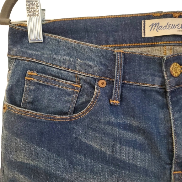 Madewell Skinny Ankle Zip Jeans - Picture 2 of 9